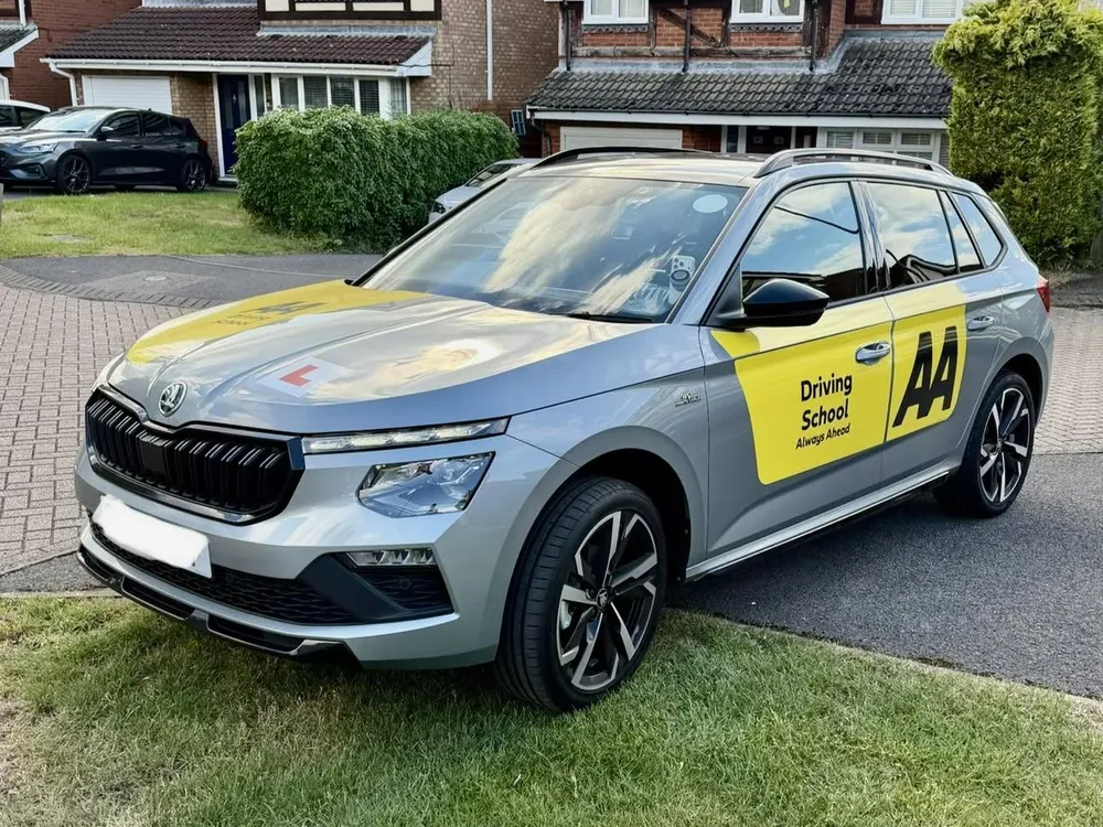 Driving school lesson car used for lessons in Basingstoke